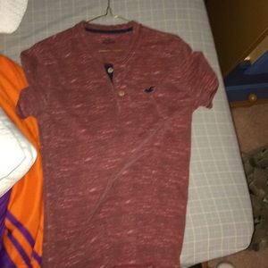 Red hollister shirt